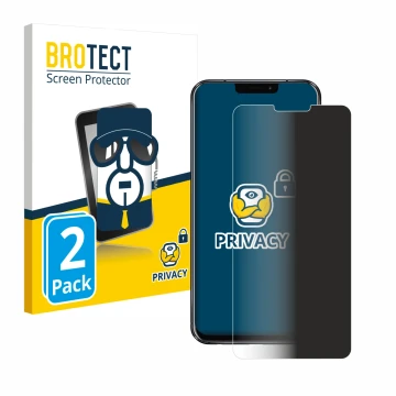 Parte frontal de un envase de producto con el logotipo de la marca BROTECT. Al lado se muestra el dispositivo ASUS ZenFone 5 Z