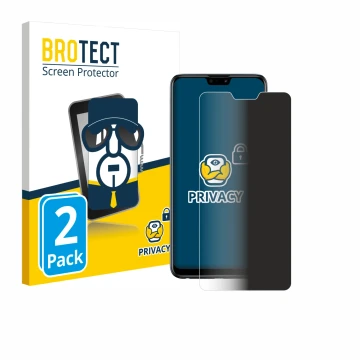 Parte frontal de un envase de producto con el logotipo de la marca BROTECT. Al lado se muestra el dispositivo ASUS ZenFone Max