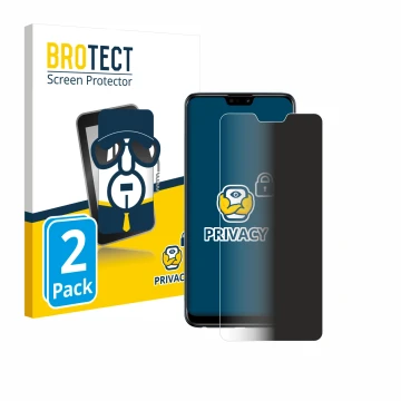 Parte frontal de un envase de producto con el logotipo de la marca BROTECT. Al lado se muestra el dispositivo ASUS ZenFone Max