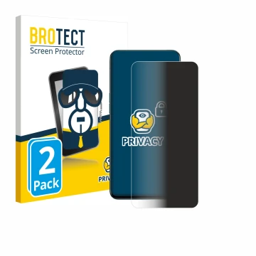 Parte frontal de un envase de producto con el logotipo de la marca BROTECT. Al lado se muestra el dispositivo Oppo Reno 10x Zo