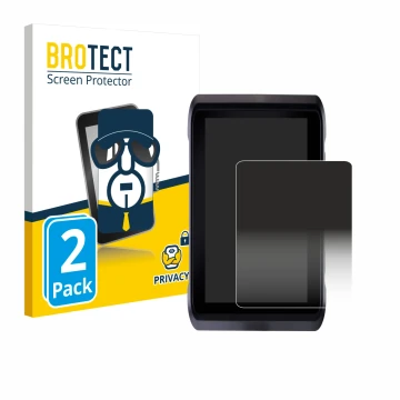 Parte frontal de un envase de producto con el logotipo de la marca BROTECT. Al lado se muestra el dispositivo Atomos Shogun 7 