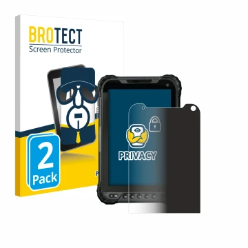 Parte frontal de un envase de producto con el logotipo de la marca BROTECT. Al lado se muestra el dispositivo UniStrong UT30 8