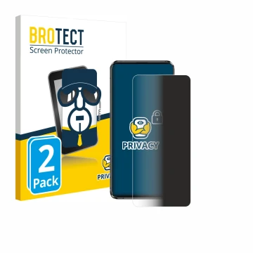 Parte frontal de un envase de producto con el logotipo de la marca BROTECT. Al lado se muestra el dispositivo ASUS Zenfone 7 Z