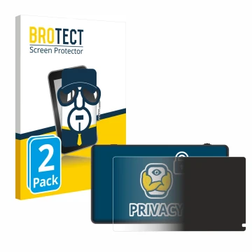 Parte frontal de un envase de producto con el logotipo de la marca BROTECT. Al lado se muestra el dispositivo Feelworld LUT6 6