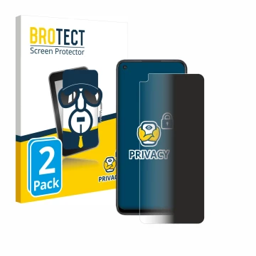 Parte frontal de un envase de producto con el logotipo de la marca BROTECT. Al lado se muestra el dispositivo OnePlus Nord CE 