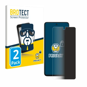 Parte frontal de un envase de producto con el logotipo de la marca BROTECT. Al lado se muestra el dispositivo Motorola Moto G8