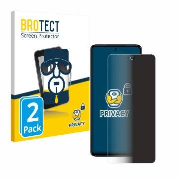 Parte frontal de un envase de producto con el logotipo de la marca BROTECT. Al lado se muestra el dispositivo Motorola Moto G7