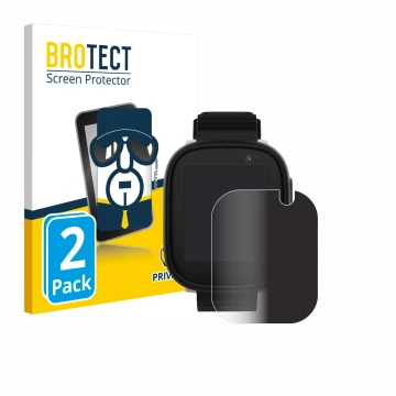 Parte frontal de un envase de producto con el logotipo de la marca BROTECT. Al lado se muestra el dispositivo Xplora X6 Play 2