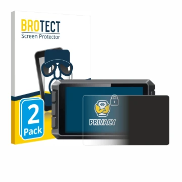 Parte frontal de un envase de producto con el logotipo de la marca BROTECT. Al lado se muestra el dispositivo Creality Sonic P