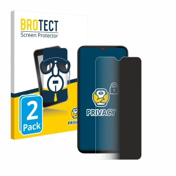 Parte frontal de un envase de producto con el logotipo de la marca BROTECT. Al lado se muestra el dispositivo Gigaset GS5 PRO 