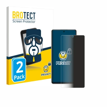 Parte frontal de un envase de producto con el logotipo de la marca BROTECT. Al lado se muestra el dispositivo Xiaomi 11T 5G co