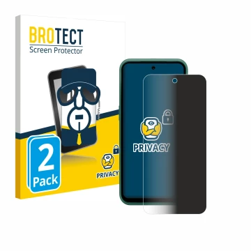 Parte frontal de un envase de producto con el logotipo de la marca BROTECT. Al lado se muestra el dispositivo Nokia XR21 Limit