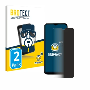 Parte frontal de un envase de producto con el logotipo de la marca BROTECT. Al lado se muestra el dispositivo Nokia G60 5G con
