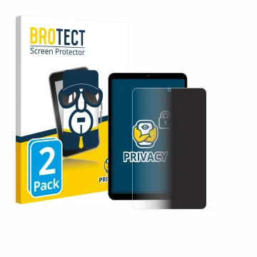 Parte frontal de un envase de producto con el logotipo de la marca BROTECT. Al lado se muestra el dispositivo Alldocube iPlay 