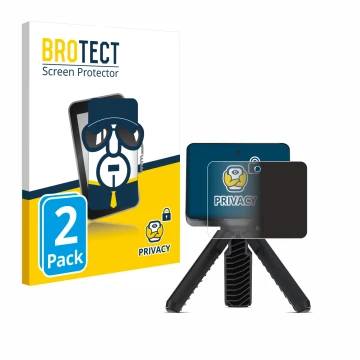 Parte frontal de un envase de producto con el logotipo de la marca BROTECT. Al lado se muestra el dispositivo Garmin Approach 