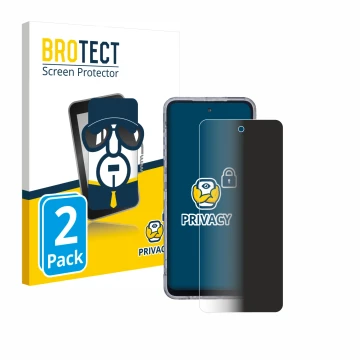 Parte frontal de un envase de producto con el logotipo de la marca BROTECT. Al lado se muestra el dispositivo AGM X6 Phantom c