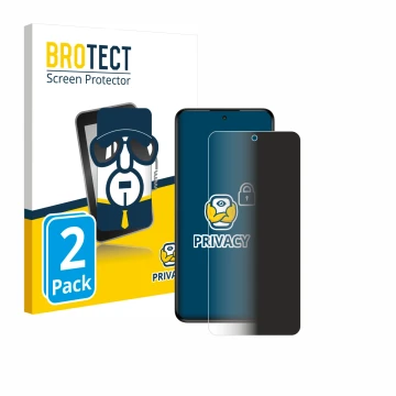 Parte frontal de un envase de producto con el logotipo de la marca BROTECT. Al lado se muestra el dispositivo myPhone N23 Plus