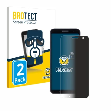 Parte frontal de un envase de producto con el logotipo de la marca BROTECT. Al lado se muestra el dispositivo Honeywell CT37 c