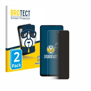 Parte frontal de un envase de producto con el logotipo de la marca BROTECT. Al lado se muestra el dispositivo Umidigi Note 100