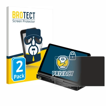 Parte frontal de un envase de producto con el logotipo de la marca BROTECT. Al lado se muestra el dispositivo GPD Pocket 4 con