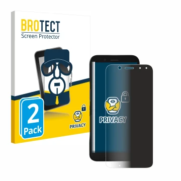 Parte frontal de un envase de producto con el logotipo de la marca BROTECT. Al lado se muestra el dispositivo Datalogic Memor 