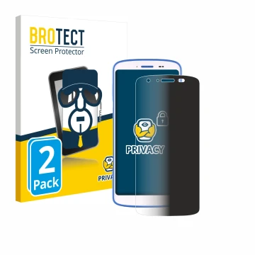 Parte frontal de un envase de producto con el logotipo de la marca BROTECT. Al lado se muestra el dispositivo Zebra HC 25 con 