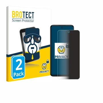 Parte frontal de un envase de producto con el logotipo de la marca BROTECT. Al lado se muestra el dispositivo TCL 60 5G con su