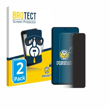 Parte frontal de un envase de producto con el logotipo de la marca BROTECT. Al lado se muestra el dispositivo Samsung Galaxy S