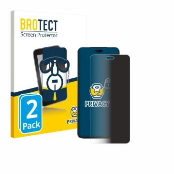 Parte frontal de un envase de producto con el logotipo de la marca BROTECT. Al lado se muestra el dispositivo Xiaomi Civi 5 Pr