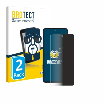 Parte frontal de un envase de producto con el logotipo de la marca BROTECT. Al lado se muestra el dispositivo Motorola Moto G8