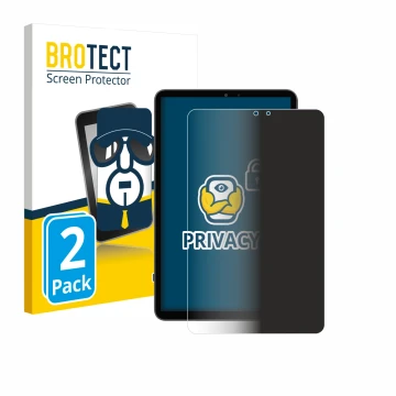 Parte frontal de un envase de producto con el logotipo de la marca BROTECT. Al lado se muestra el dispositivo Alldocube iPlay 