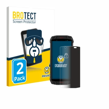 Parte frontal de un envase de producto con el logotipo de la marca BROTECT. Al lado se muestra el dispositivo Ulefone Armor 15