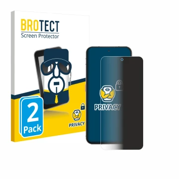 Parte frontal de un envase de producto con el logotipo de la marca BROTECT. Al lado se muestra el dispositivo Oukitel WP210 5G