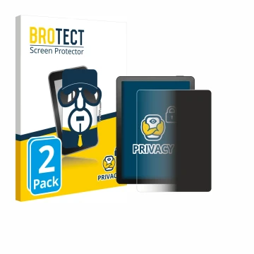 Parte frontal de un envase de producto con el logotipo de la marca BROTECT. Al lado se muestra el dispositivo Bigme B6 Color c