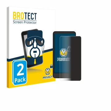 Parte frontal de un envase de producto con el logotipo de la marca BROTECT. Al lado se muestra el dispositivo Xiaomi Moaan Ink