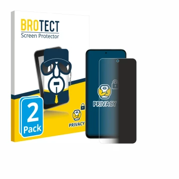 Parte frontal de un envase de producto con el logotipo de la marca BROTECT. Al lado se muestra el dispositivo Honor 400 Smart 