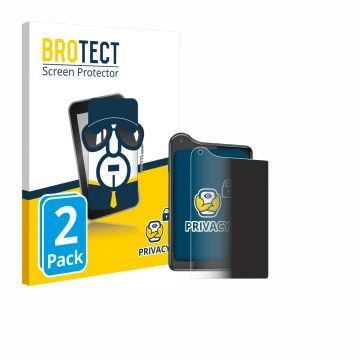 Parte frontal de un envase de producto con el logotipo de la marca BROTECT. Al lado se muestra el dispositivo Xiaomi Qin K25 c