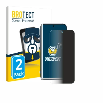 Parte frontal de un envase de producto con el logotipo de la marca BROTECT. Al lado se muestra el dispositivo realme GT 8 Pro 