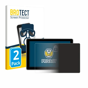 Parte frontal de un envase de producto con el logotipo de la marca BROTECT. Al lado se muestra el dispositivo Rollei Viltrox D