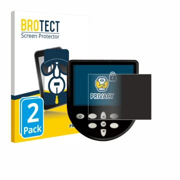 Parte frontal de un envase de producto con el logotipo de la marca BROTECT. Al lado se muestra el dispositivo WaterRower Serie