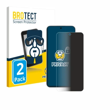 Parte frontal de un envase de producto con el logotipo de la marca BROTECT. Al lado se muestra el dispositivo Oppo A6 Pro 4G c