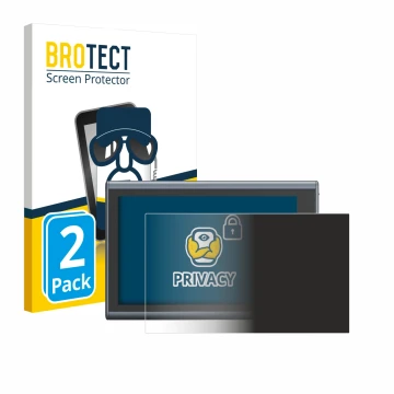 Parte frontal de un envase de producto con el logotipo de la marca BROTECT. Al lado se muestra el dispositivo SmallRig Wireles