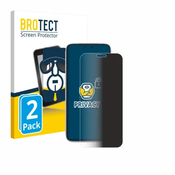 Parte frontal de un envase de producto con el logotipo de la marca BROTECT. Al lado se muestra el dispositivo Honor Magic 8 RS