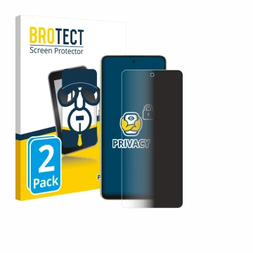 Parte frontal de un envase de producto con el logotipo de la marca BROTECT. Al lado se muestra el dispositivo Oppo A5 Energy c