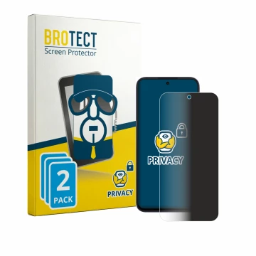 Parte frontal de un envase de producto con el logotipo de la marca BROTECT. Al lado se muestra el dispositivo Oppo A6k con su 