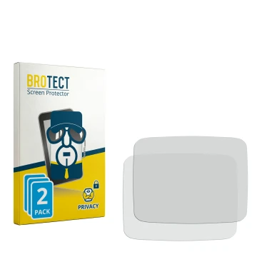 Parte frontal de un envase de producto con el logotipo de la marca BROTECT. Al lado está el protector de pantalla correspondie