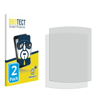 Parte frontal de un envase de producto con el logotipo de la marca BROTECT. Al lado está el protector de pantalla correspondie