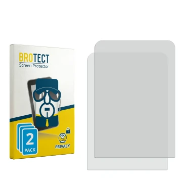 Parte frontal de un envase de producto con el logotipo de la marca BROTECT. Al lado está el protector de pantalla correspondie
