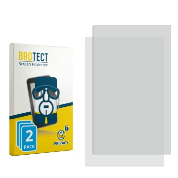 Parte frontal de un envase de producto con el logotipo de la marca BROTECT. Al lado está el protector de pantalla correspondie