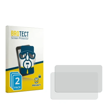 Parte frontal de un envase de producto con el logotipo de la marca BROTECT. Al lado está el protector de pantalla correspondie